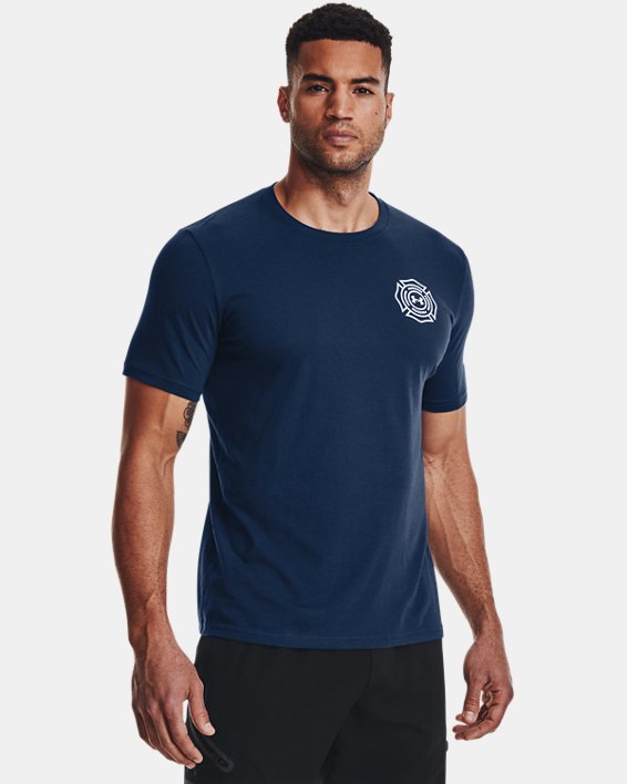 Men's UA Freedom Tactical Graphic T-Shirt, Blue, pdpMainDesktop image number 0